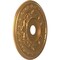Ekena Millwork Baltimore PVC Ceiling Medallion (Canopies up to 7 3/4"), 22"OD x 3 1/2"ID x 1"P, Bright Coat Gold CMP22BABGL - alternate 5
